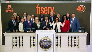 Fiserv NYSE FI Rings The Closing Bell® [upl. by Ynnob]