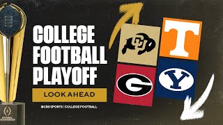 CFP Rankings Lookahead Week 13 Oregon SURVIVES Georgia poised to leap after win vs Tennessee [upl. by Vtehsta]