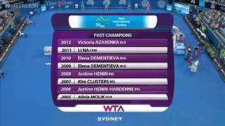 Radwanska vs Cibulkova  Final Apia International Sydney 2013  FULL MATCH HD PART1 [upl. by Aneel]