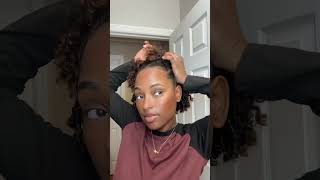 QUICK HAIRSTYLE naturalcurlyhair hairstyle naturalhairtutorial curlynatural curlyhairstyles [upl. by Aneehta656]