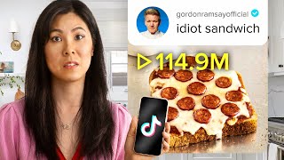 I Tested the MOST VIEWED Celebrity TikTok Recipes 👀 [upl. by Legnalos]