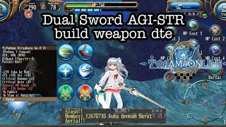 BUILD DUAL SWORD AGISTR WEAPON DTE  TORAM ONLINE [upl. by Usanis]