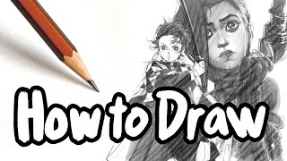 How to Draw 3 essentials for improving your drawing I tell them to myself when I draw [upl. by Alliuqet]