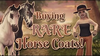 Buying NEW rare horse coats ✨ Star Stable Online [upl. by Attej]