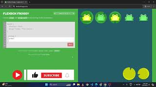 CSS Flexbox Froggy level 1  24 Full Challenge [upl. by Batholomew]