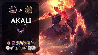 Akali Top vs Renekton  KR Master Patch 146 [upl. by Brindell]