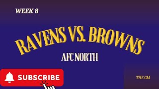 WEEK 8 RAVENS VS BROWNS [upl. by Jordana79]