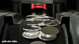 Coin Minting Process  Quality Silver Bullion [upl. by Kopple]