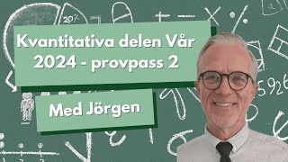 Högskoleprovet Vår 2024 kvantitativ del Provpass 2 ➗ [upl. by Maureene]