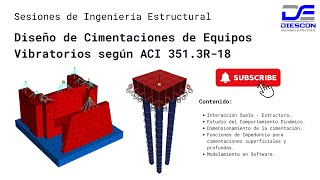 SIE 016 Diseño de Cimentaciones de Equipos Vibratorios ACI 3513R18 [upl. by Refannej]