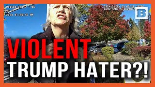 Insane Liberal 82YearOld Arrested After Allegedly Assaulting quotBrownSkinnedquot Trump Supporter [upl. by Leonerd]