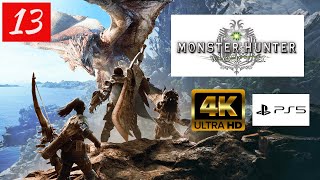 Monster Hunter World PS5  Part 13  Playthrough  4K UHD [upl. by Nillad203]