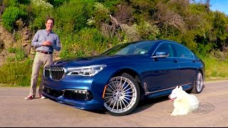 2017 BMW Alpina B7 FIRST DRIVE REVIEW – A less perfect amp brilliantly bonkers tuner car 2 of 2 [upl. by Olim43]