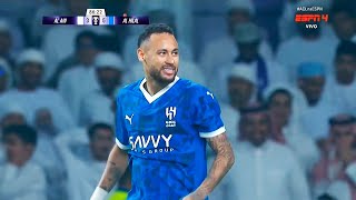 A VOLTA DE NEYMAR APÓS GRAVE LESÃO  Neymar vs Al Ain 21102024 [upl. by Belden]