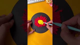 Make a beautiful painting with your child using clay craft diy leaf painting kindergarten crafts [upl. by Frederiksen712]