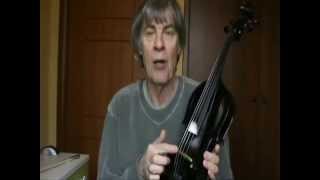 Learn the violin Review of the Harley Benton Electric violin [upl. by Anamor238]