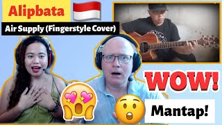 AlipBaTa Air Supply  Goodbye fingerstyle cover REACTION [upl. by Ahsia682]