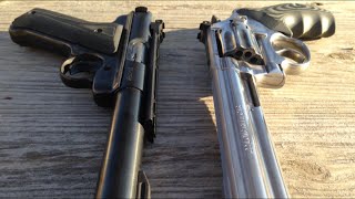 SampW Model 617 vs Ruger MKIII Target Post 2500 Rounds [upl. by Helaina]