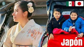 Viajando por japón Mis hijos Mexicano Japoneses reaccionan a mi kimono Gran buda y HOTEL de lujo [upl. by Marleen]