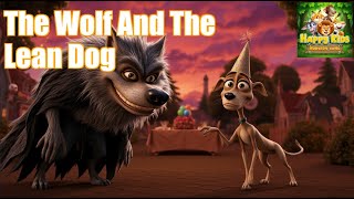 The Wolf and the Lean Dog  Kids Fables and Fairy Tales [upl. by Kcirdec]