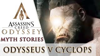 Odysseus vs Polyphemus Cyclops  Myth Animation Ep 8  Greek Mythology In AC Odyssey [upl. by Aurelie]