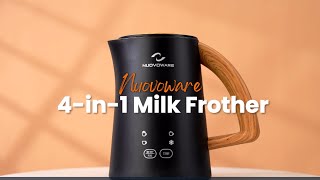 Nuovoware 4In1 Milk Frother And Steamer  Best Milk Frother  Best Milk Frother For Coffee [upl. by Goodwin]