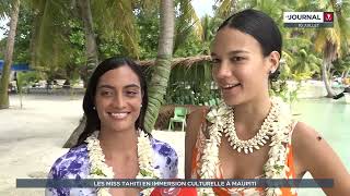 Les Miss Tahiti en immersion culturelle à Maupiti [upl. by Nelak]