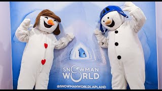 Snowman World Official video in Santa Claus Village Rovaniemi in Finnish Lapland [upl. by Ahsienot840]