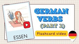 Common German Verbs and Conjugation for Beginners Part 22  A1A2 Level 🔊 4K Pronunciation [upl. by Zaller]