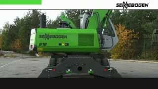 SENNEBOGEN  Technology Material handling machine 818 DSeries presented in Germany [upl. by Peckham]