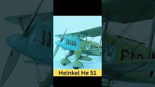 Heinkel He 51  German SingleSeat Biplane fFghter Aircraft  Power  Facts [upl. by Pogue]