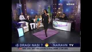 Sanja Maletic  Evo svice zora  Peja show  TV DM SAT 2012 [upl. by Ydurt405]