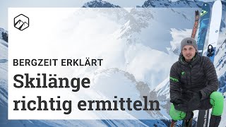 So findest du die richtige Skilänge für Tourenski Freerideski oder Allrounder  Bergzeit [upl. by Artur577]