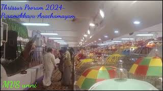 Thrissur Pooram 2024Paramekkavu Anachamayam [upl. by Driskill350]