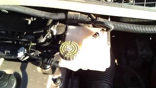 Where is the Brake Fluid Reservoir in a Citroen Picasso 2000  2009 [upl. by Nilok]