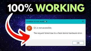 How to Fix The Request Failed Due To A Fatal Device Hardware Error [upl. by Gertrude801]