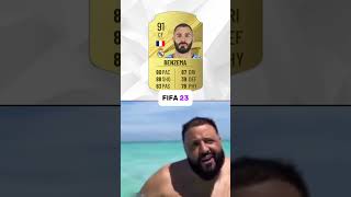 Karim Benzema🇫🇷FIFA CARD HISTORY  Part 2 footballshorts eafc25 fifacards realmadrid football [upl. by Naut43]