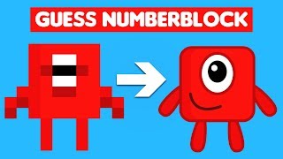 Guess Numberblocks  Pixel Game [upl. by Ahsenhoj]