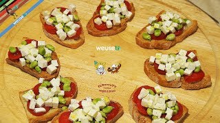 133  Crostini di Santa Giuliaqui si parla di goduriaantipasto facile veloce e ricco di sapore [upl. by Nodnyl755]