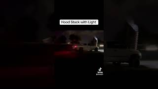 Light in Hood Staxk dieseltrucks trucks cummins hoodstack [upl. by Sancha]