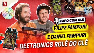 Daniel Pampuri e Filipe Pampuri  Beetronics Pedais de Efeito  Rolê do Clê [upl. by Lamiv]