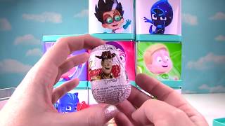 PJ Masks amp Marvel DC Comic Superheros Surprises [upl. by Aznaed]