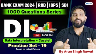 📊 Data Interpretations DI  1000 Pre Level DI Set  19  RRB POCLERK  IBPS Clerk  SBI  RBI [upl. by Martella503]