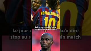 Le jour que Samuel Etoo dire stop au racisme en plein match football etoo foot fitness kadm [upl. by Gnivri]