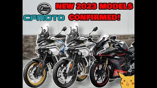 NEW 2023 CFMOTO MOTORCYCLES CONFIRMED  450 SS  IBEX 800 S  IBEX 800 T  NEW CFMOTO BIKES USA [upl. by Tullusus125]