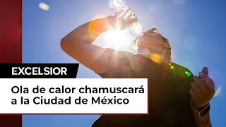 Ola de calor en la CDMX con temperaturas arriba de los 30 grados [upl. by Nemajneb]