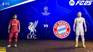 FC 25  Liverpool Vs Bayern Munich  Ft KaneSalah UEFA UCL 2425 FINAL  PS5™ 4K60 [upl. by Tikna]