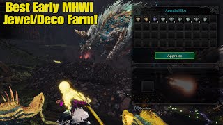 2 Best Early Iceborne JewelDecoration Farms mhw mhwi monsterhunter [upl. by Gusti620]