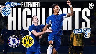 Chelsea 11 Borussia Dortmund  Extended Highlights  Chelsea FC USA Tour 2023 [upl. by Amble]