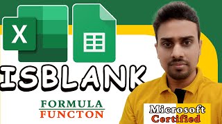 isblank formula in excel  ISBLANK FUNCTION  excel [upl. by Noeled241]